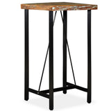NNEVL Bar Table 60x60x107 cm Solid Reclaimed Wood