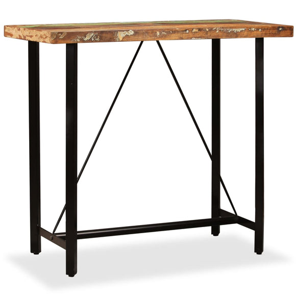 NNEVL Bar Table 120x60x107 cm Solid Reclaimed Wood