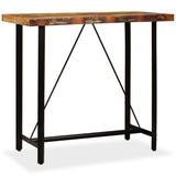 NNEVL Bar Table 120x60x107 cm Solid Reclaimed Wood