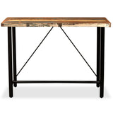 NNEVL Bar Table 120x60x107 cm Solid Reclaimed Wood