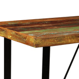 NNEVL Bar Table 120x60x107 cm Solid Reclaimed Wood