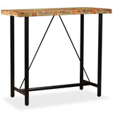 NNEVL Bar Table 120x60x107 cm Solid Reclaimed Wood