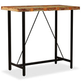 NNEVL Bar Table 120x60x107 cm Solid Reclaimed Wood