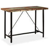 NNEVL Bar Table 150x70x107 cm Solid Reclaimed Wood