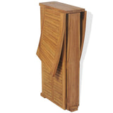 NNEVL Folding Bar Table 155x53x105 cm Solid Teak Wood