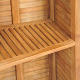 NNEVL Folding Bar Table 155x53x105 cm Solid Teak Wood