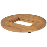 NNEVL Beer Crate Tabletop Teak 70 cm
