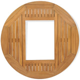 NNEVL Beer Crate Tabletop Teak 70 cm