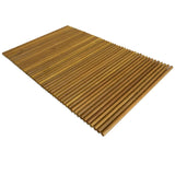 NNEVL Bath Mat Acacia Wood 80x50 cm