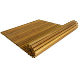 NNEVL Bath Mat Acacia Wood 80x50 cm