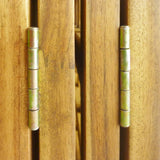 NNEVL 4-Panel Room Divider / Trellis Solid Acacia Wood 160x170 cm