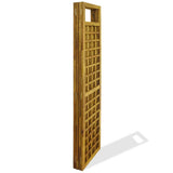 NNEVL 4-Panel Room Divider / Trellis Solid Acacia Wood 160x170 cm