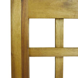 NNEVL 4-Panel Room Divider / Trellis Solid Acacia Wood 160x170 cm