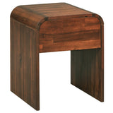 NNEVL Nightstand 41.5x42x52 cm Solid Acacia Wood