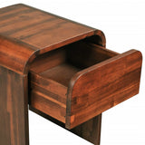 NNEVL Nightstand 41.5x42x52 cm Solid Acacia Wood