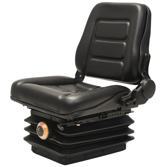NNEVL Forklift & Tractor Seat with Suspension and Adjustable Backrest
