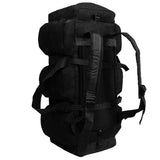 NNEVL 3-in-1 Army-Style Duffel Bag 120 L Black