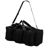 NNEVL 3-in-1 Army-Style Duffel Bag 120 L Black