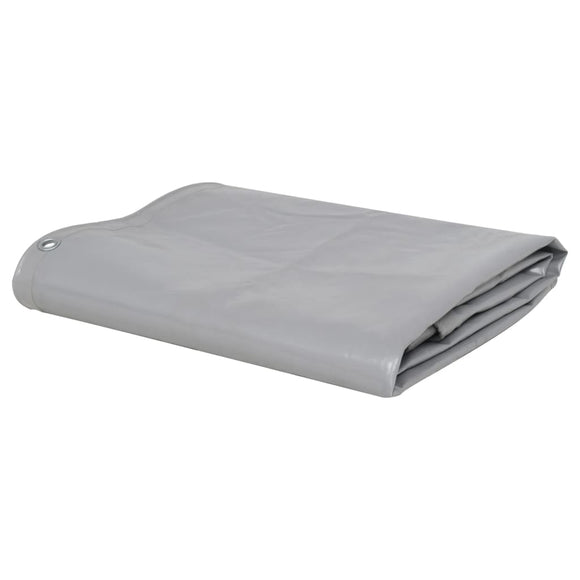 NNEVL Tarpaulin 650 g/m² 4x4 m Grey