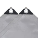 NNEVL Tarpaulin 650 g/m² 4x5 m Grey