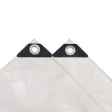 NNEVL Tarpaulin 650 g/m² 4x7 m White