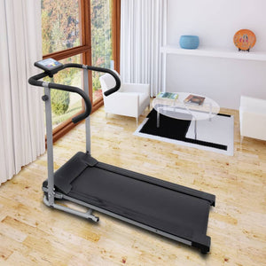 NNEVL Electric Treadmill 100x34 cm with 3" LCD Display 500 W