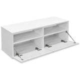 NNEVL TV Cabinet Chipboard 95x35x36 cm White