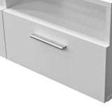 NNEVL TV Cabinet Chipboard 95x35x36 cm White