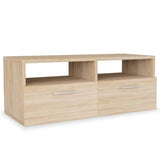 NNEVL TV Cabinet Chipboard 95x35x36 cm Oak