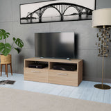 NNEVL TV Cabinet Chipboard 95x35x36 cm Oak