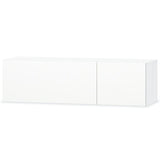 NNEVL TV Cabinet Engineered Wood 120x40x34 cm High Gloss White