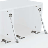NNEVL TV Cabinet Engineered Wood 120x40x34 cm High Gloss White