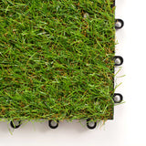 NNEVL Artificial Grass Tiles 20 pcs 30x30 cm Green