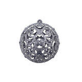 NNEVL 100 Piece Christmas Ball Set 3/4/6 cm White/Grey