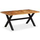 NNEVL Dining Table Solid Acacia and Mango Wood 180x90x76 cm