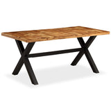 NNEVL Dining Table Solid Acacia and Mango Wood 180x90x76 cm