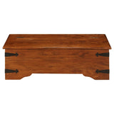 NNEVL Coffee Table Solid Acacia Wood Sheesham Finish 110x55x35 cm