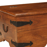 NNEVL Coffee Table Solid Acacia Wood Sheesham Finish 110x55x35 cm