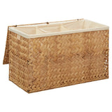NNEVL Laundry Basket 82x42.5x52.5 cm Water Hyacinth