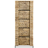 NNEVL Storage Unit with 5 Baskets 25.5x37x100 cm Water Hyacinth