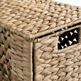 NNEVL Storage Unit with 5 Baskets 25.5x37x100 cm Water Hyacinth