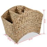 NNEVL Magazine Holder 42x25x33 cm Water Hyacinth