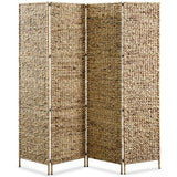 NNEVL 4-Panel Room Divider 154x160 cm Water Hyacinth