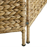NNEVL 4-Panel Room Divider 154x160 cm Water Hyacinth