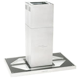NNEVL Island Range Hood 90 cm Stainless Steel 756 m³/h LED