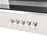 NNEVL Island Range Hood 90 cm Stainless Steel 756 m³/h LED