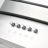 NNEVL Island Range Hood 90 cm Stainless Steel 756 m³/h LED