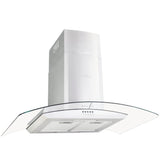 NNEVL Wall Mounted Range Hood 90 cm Stainless Steel 756 m³/h LED