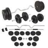 NNEVL Barbell and Dumbbell Set 60 kg