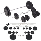NNEVL Barbell and Dumbbell Set 90 kg